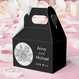 Ballotins Mariage noir et blanc