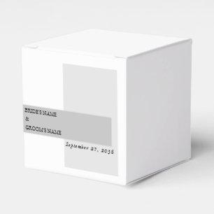 Ballotins Mariage noir et blanc moderne