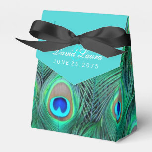 Ballotins Mariage Paon Bleu Turquoise