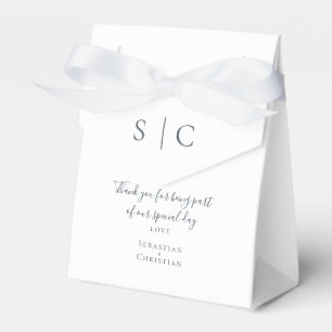 Ballotins Mariage personnalisé monogramme simple