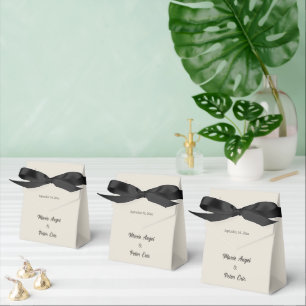 Ballotins Mariage Photo Minimaliste Lettre Chaud Neutre