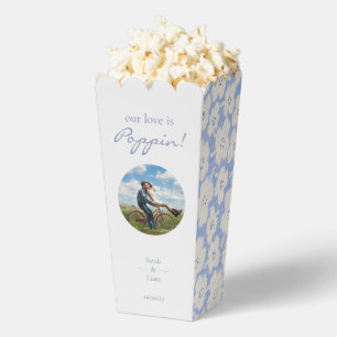 Ballotins Mariage photo tendance Blue & White Floral Daisy