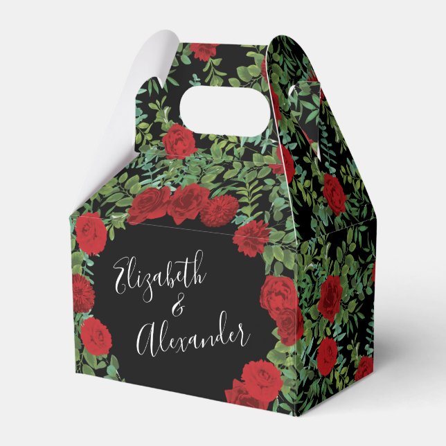 Ballotins Mariage Red Rose (Verso)