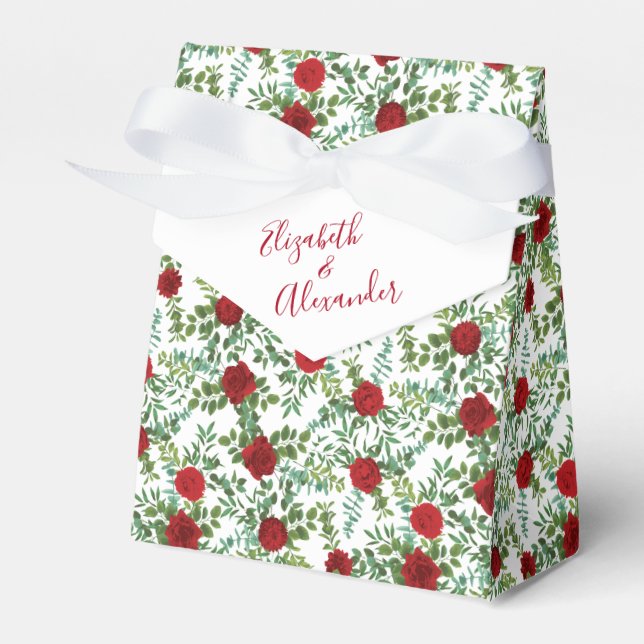 Ballotins Mariage Red Rose (Verso)