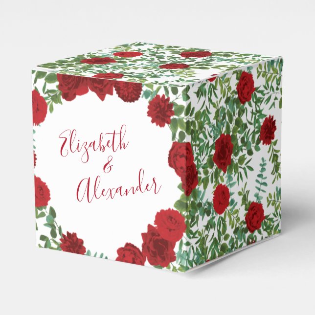 Ballotins Mariage Red Rose (Verso)