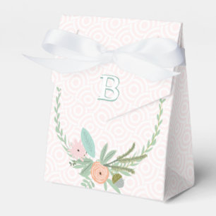 Ballotins Mariage rose Favor Box Vos Photos Monogrammes Noms