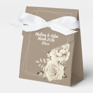 Ballotins Mariage Rose romantique blanc rustique