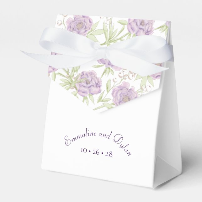 Ballotins Mariage Rose Violette Lavande (Verso)