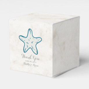Ballotins Mariage Royal Blue Rustic Starfish
