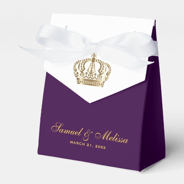 Ballotins Mariage royal de la Couronne d'or violet (Verso)