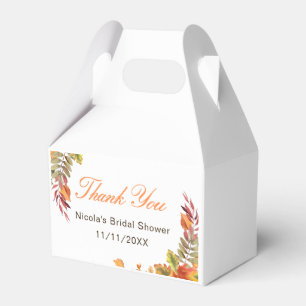 Ballotins Mariage rustique d'automne avec feuilles d'automne