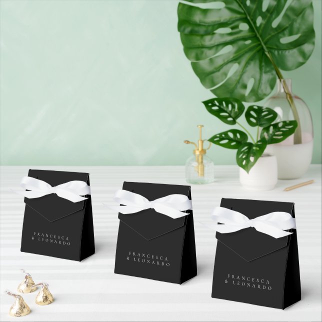 Ballotins Mariage Simple Noir Classique (Multiple)