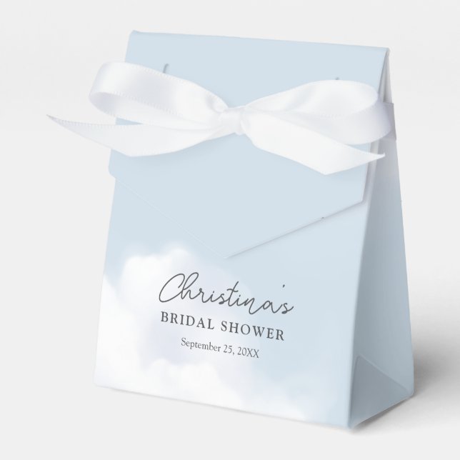 Ballotins Mariage sur Cloud 9 Bleu (Verso)