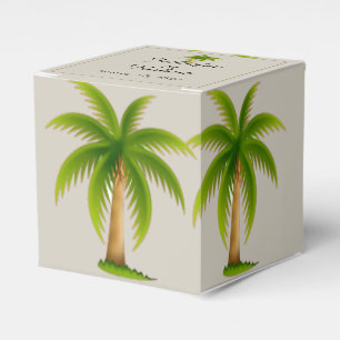 Ballotins Mariage Tropical Palm Tree