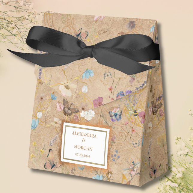 Ballotins Mariage vintage Boho Butterfly Garden (Créateur téléchargé)