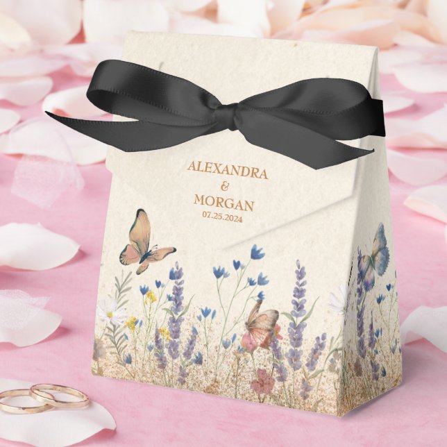 Ballotins Mariage vintage Boho Butterfly Garden (Mariage)