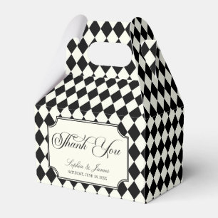 Ballotins Mariage Vintage Noir Ivoire Luxe Ancien