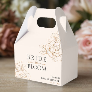 Ballotins Mariée en fleurs Mariage Tan Brun