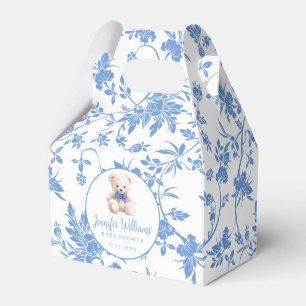 Ballotins Marine bleu ours en peluche bébé garçon douche bal