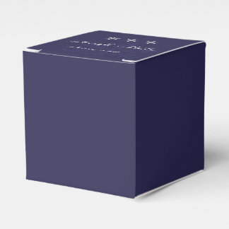Ballotins Marine Blue Snowflake Mariage d'hiver