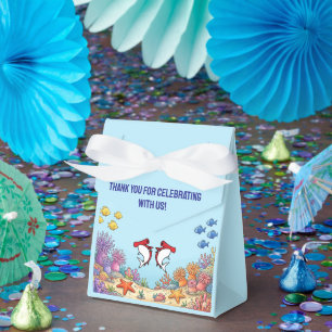 Ballotins Marteau Rouge Mignon Requin Océan Anniversaire 