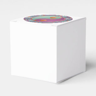 Ballotins Médaillon Yin Yang Violet Turquoise