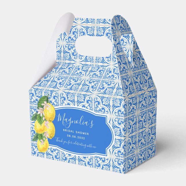 Ballotins Mediterranean Lemon Mariage Shower (Verso)