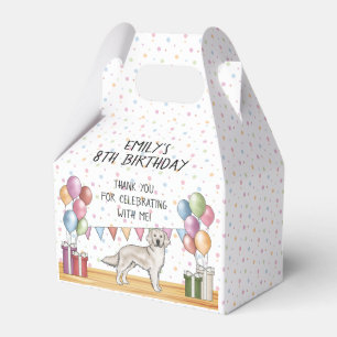 Ballotins Merci Anniversaire de enfant de crème dorée