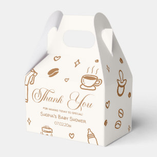 Ballotins Merci Baby shower café