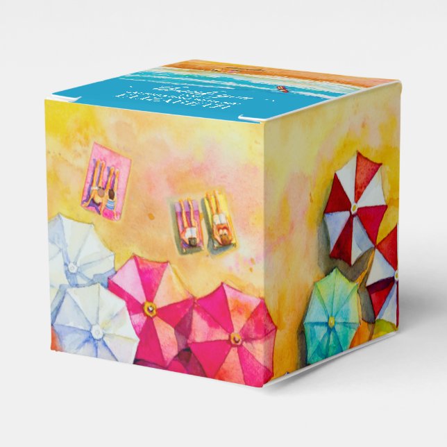 Ballotins Merci Ballotin de  de sable de plage (Verso)