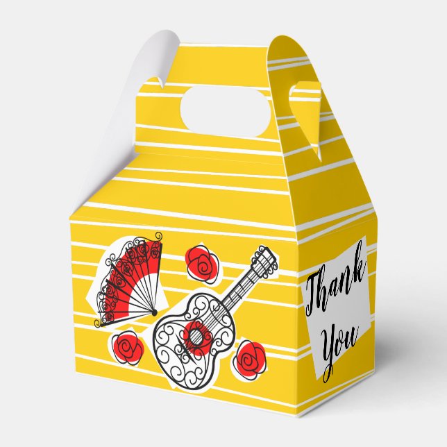 Ballotins Merci ballotin des Souvenirs espagnols (Verso)