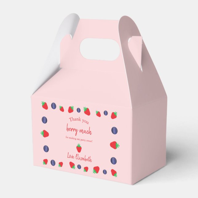 Ballotins Merci Berry Beaucoup de Merci d'anniversaire (Verso)