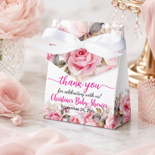 Ballotins Merci Blush Baby shower Rose