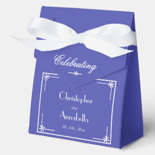 Ballotins Merci classique Bleu Chic Script