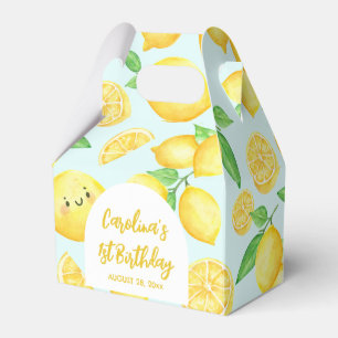 Ballotins Merci d'anniversaire au citron