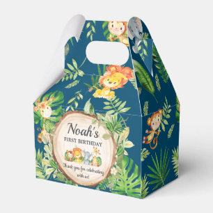 Ballotins Merci d'anniversaire des animaux de la jungle