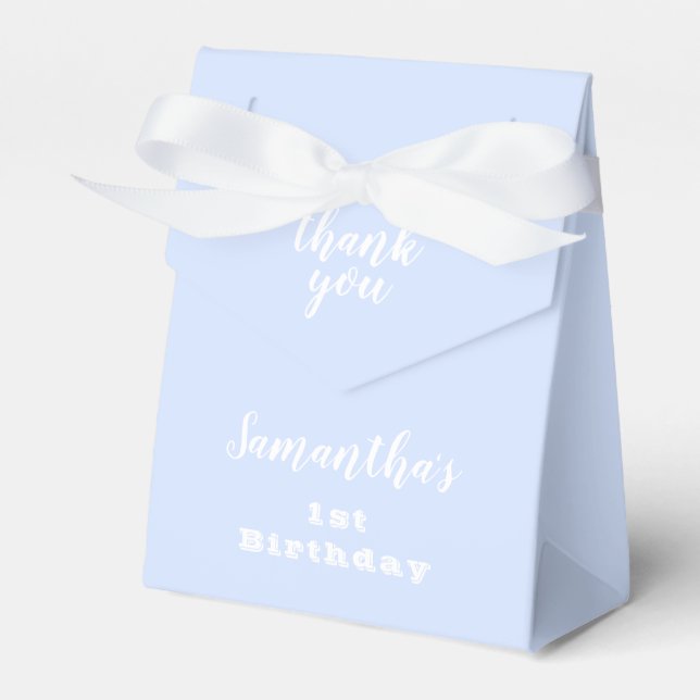Ballotins Merci d'anniversaire Pastel Blue (Verso)