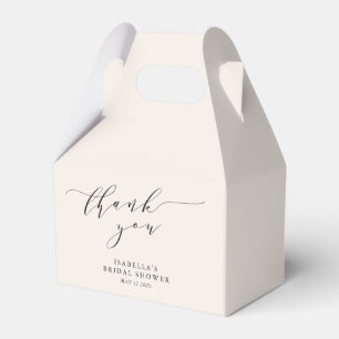 Ballotins Merci de Fête des mariées de crème ivoire minime