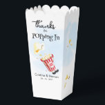 Ballotins Merci d'être passé par le pop-corn<br><div class="desc">Parachute seau de pop-corn.</div>