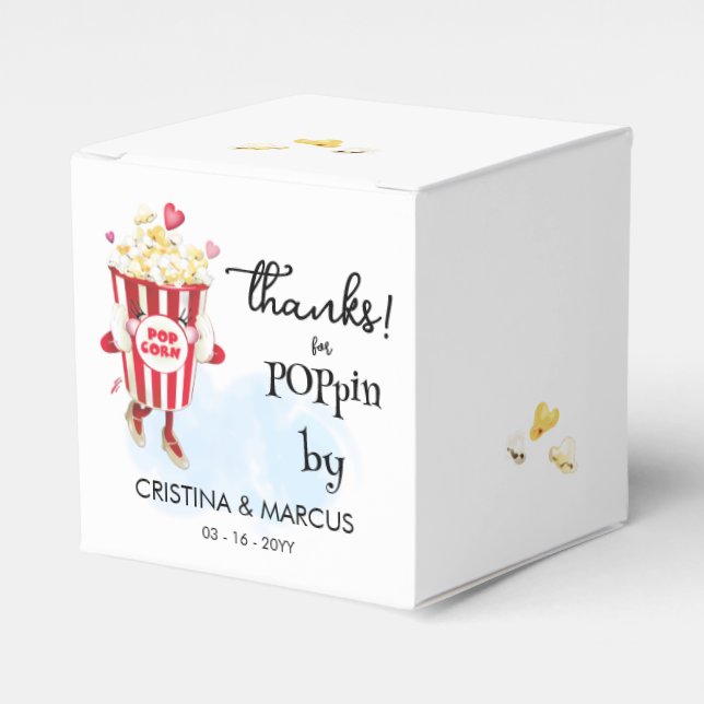 Ballotins Merci d'être passé Popcorn (Verso)