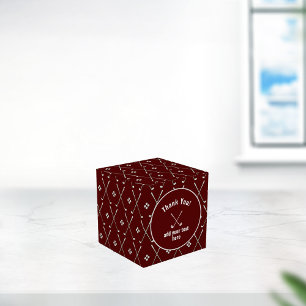 Ballotins Merci Golf Club Motif Couleur du vin