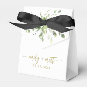 Ballotins Merci mariage moderne Eucalyptus Ballotin