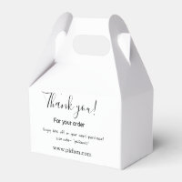 Merci pour l'achat détail de l'entreprise familial