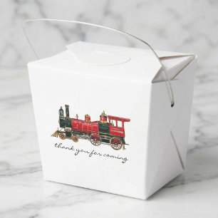 Ballotins Merci Pour Venir Train Rouge Sortir Ballotin