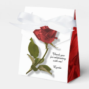 Ballotins Merci - Rose rouge et poitrine - Photographie flor