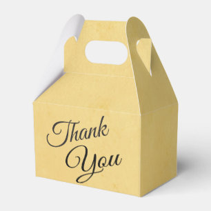 Ballotins Merci vintage Jaune Or Et Noir