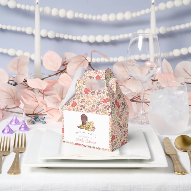 Ballotins Merci Y'all Cowboy Boot & Bouquet Baby shower (Mariage)