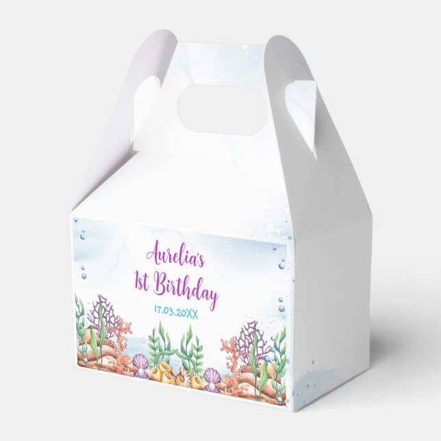 Ballotins Mermaid 1er anniversaire fêté près de la mer (Verso)