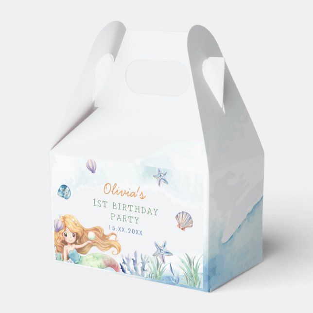 Ballotins Mermaid 1er Anniversaire Sous Le Sea Party (Verso)