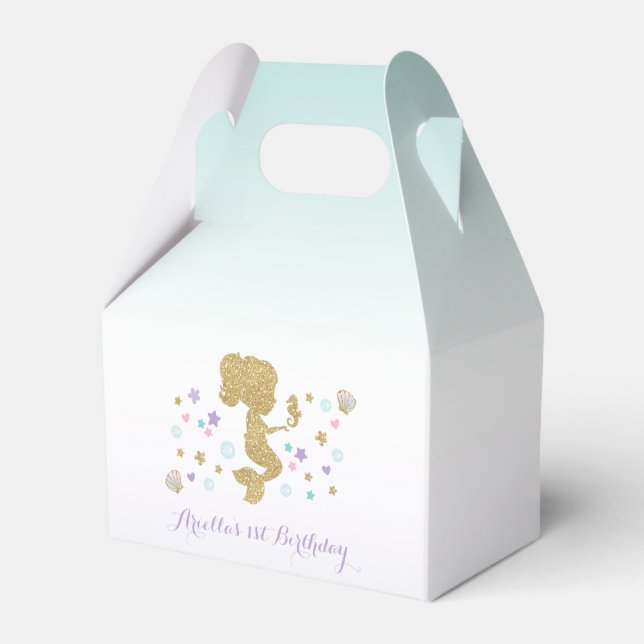 Ballotins Mermaid Ballotin de fête d'anniversaire sous la me (Verso)